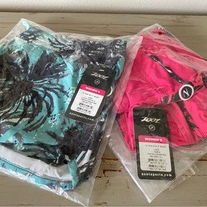 Womens Run 101 3” short Lagoon Camo palm size L,Womens Run PCH 3” short size L